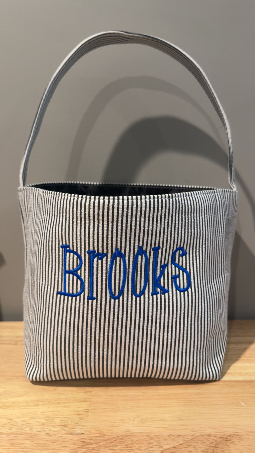 Embroidered Halloween baskets